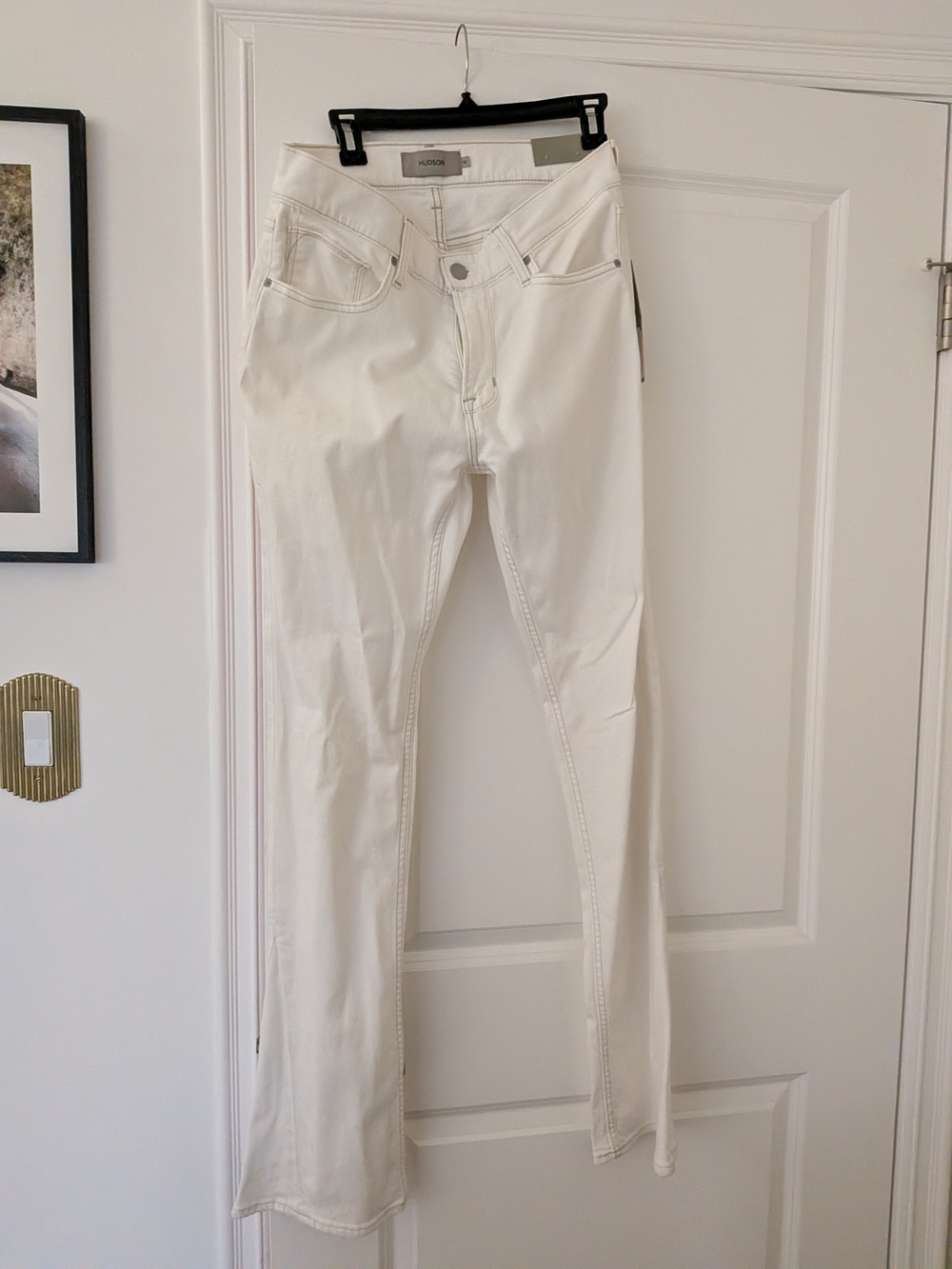 Hudson NWT White Women’s Jeans - Classic Slim Fit